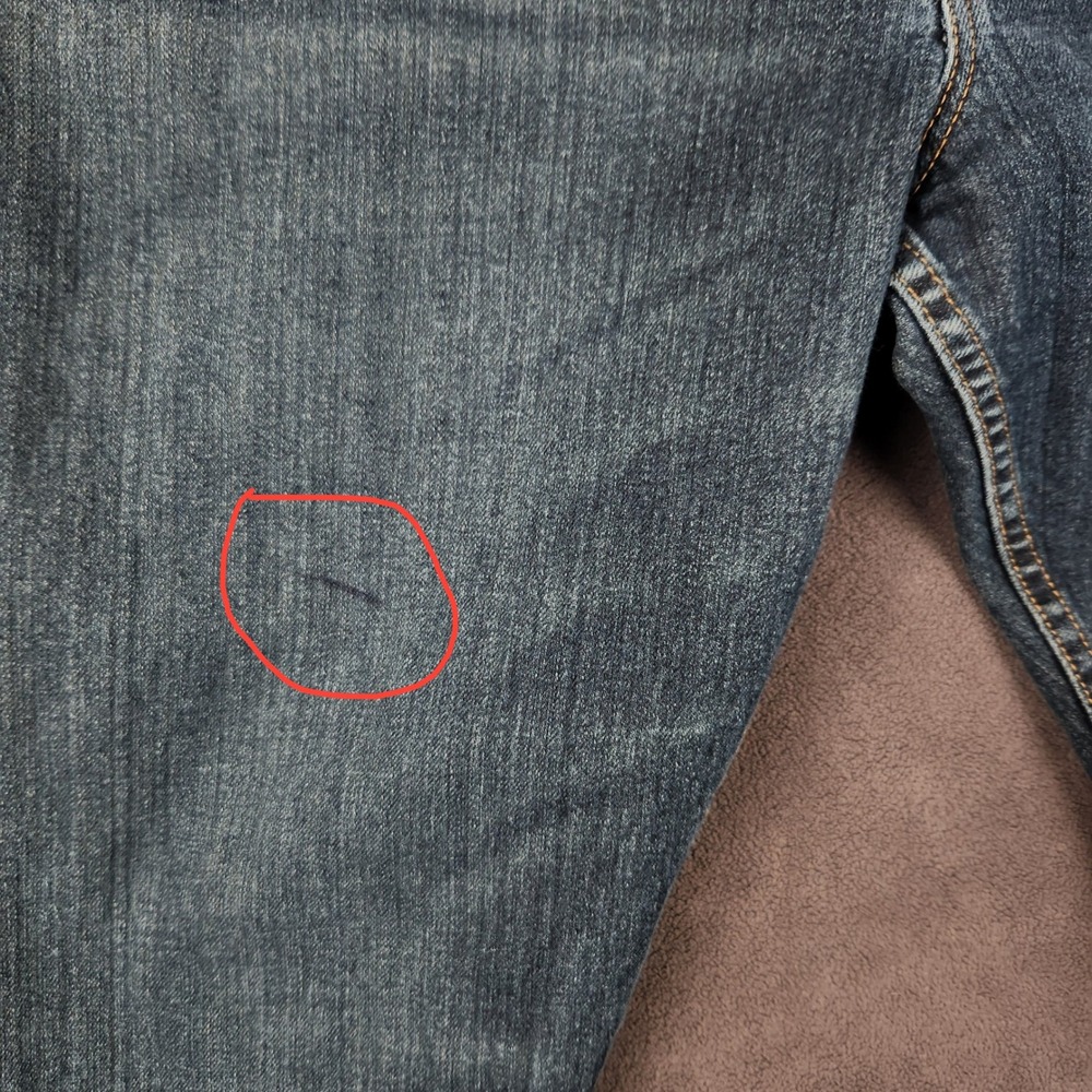 Wrangler 20X Advanced Comfort 02 Competition Slim Jeans Mens 44x32 Blue Denim - Picture 2 of 11